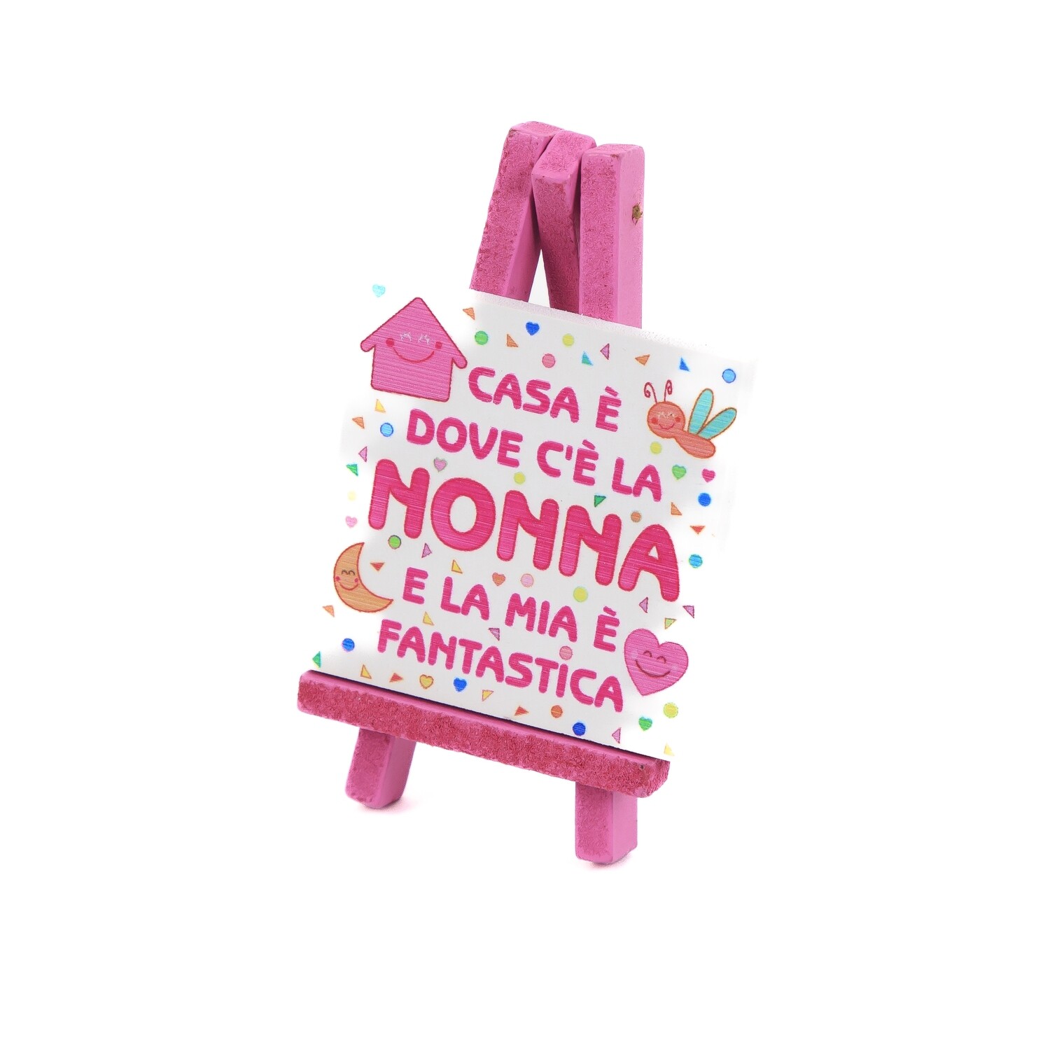 MINI QUADRETTO CON CAVALLETTO NONNA