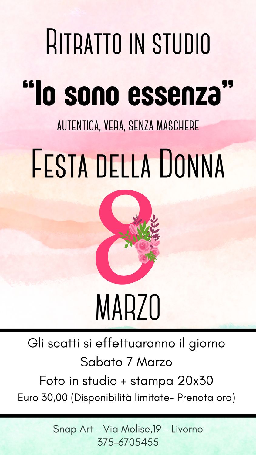 MINI-SESSIONE FESTA DELLA MAMMA