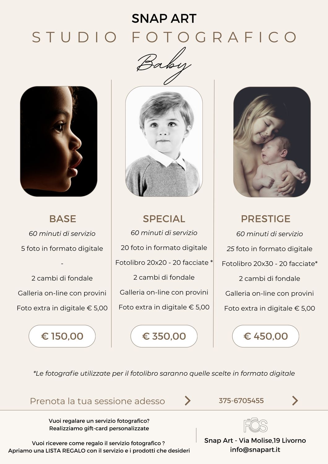 Servizio Fotografico BABY