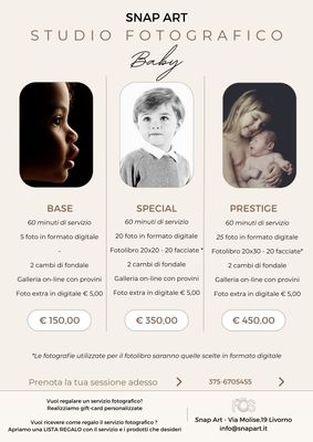 Servizio Fotografico BABY