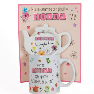 Piattino con Tazza Nonna