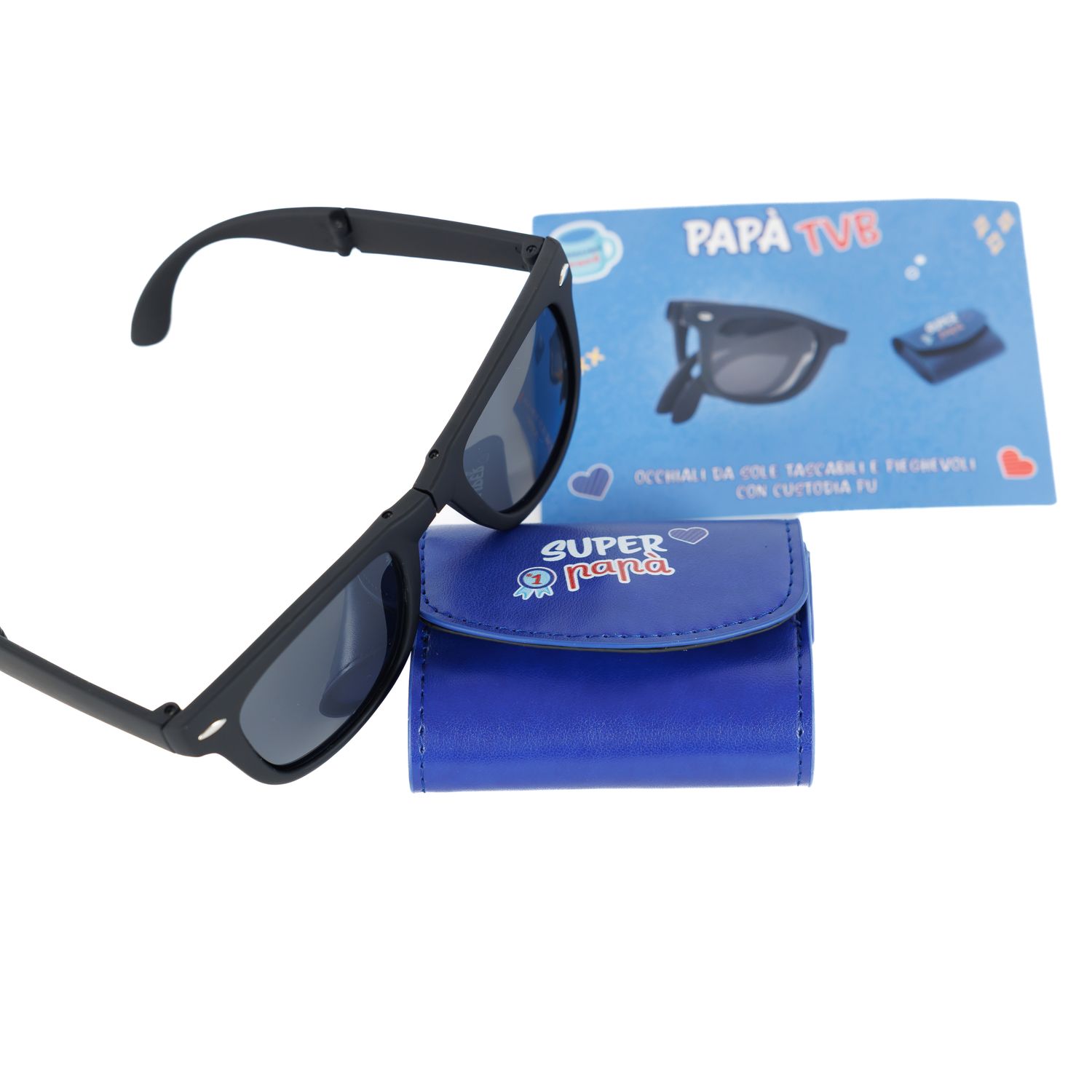 Occhiali tascabili e pieghevoli con custodia