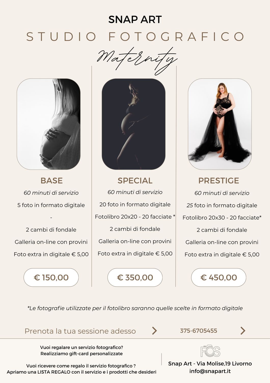 Servizio Fotografico MATERNITY