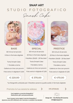 Servizio Fotografico SMASH CAKE