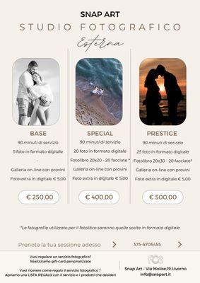 Servizio Fotografico ESTERNA