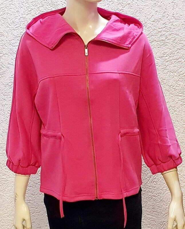 Jacke mit Kaputze 3/4 Arm