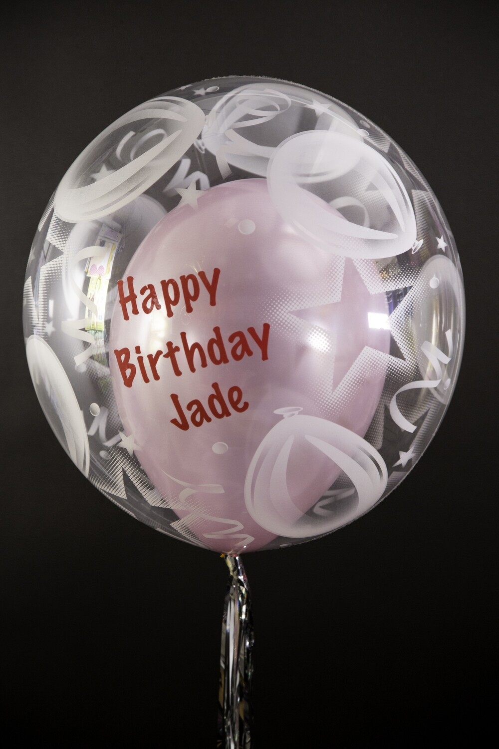 Personalised 24&quot; Double bubble balloon