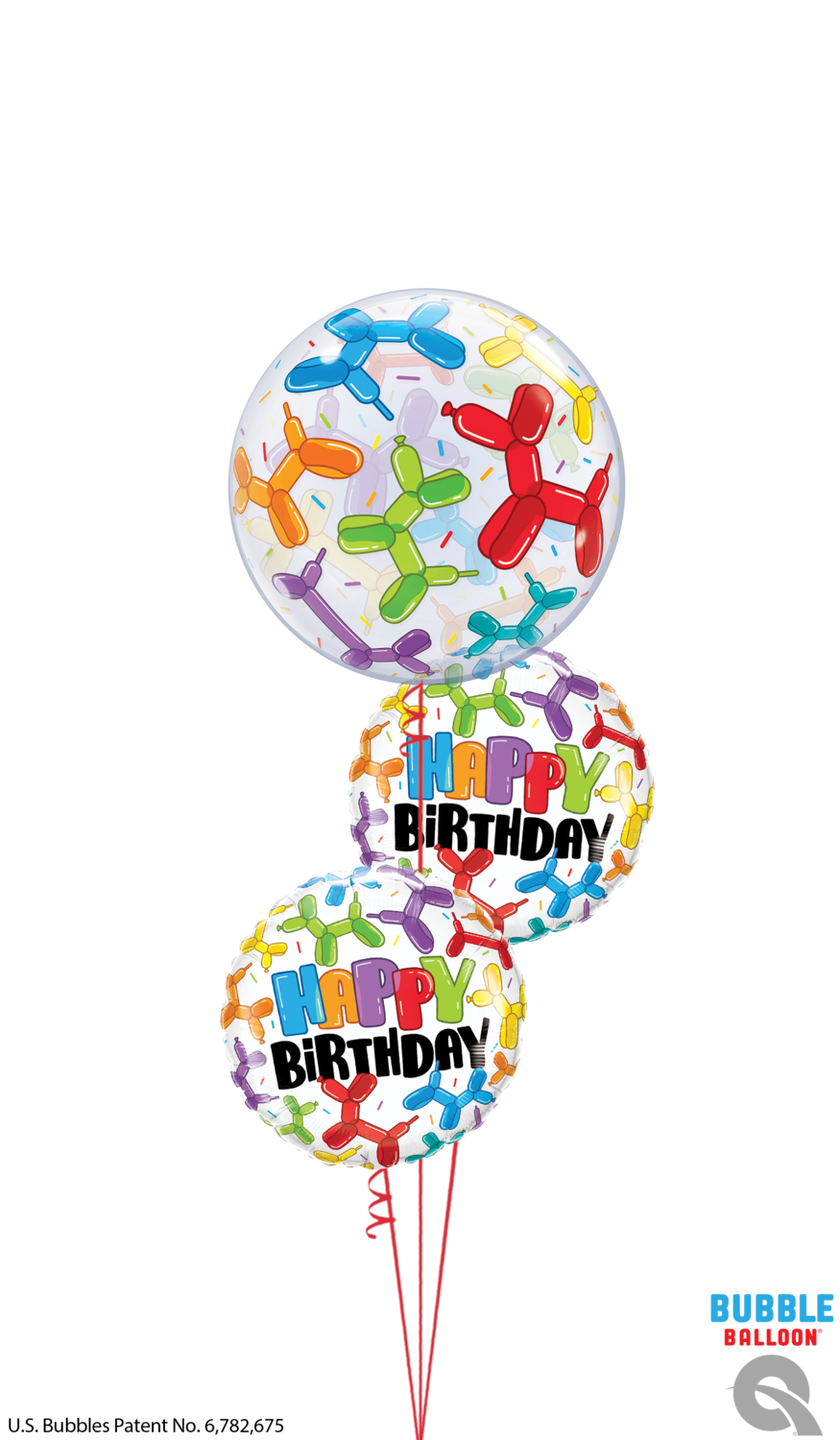 Balloon Dog Bubble Bouquet