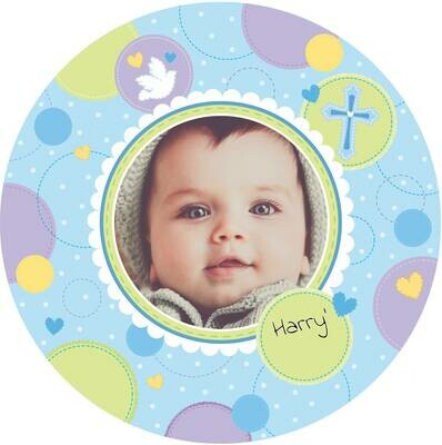 Personalised Christening Floato Photo Balloon