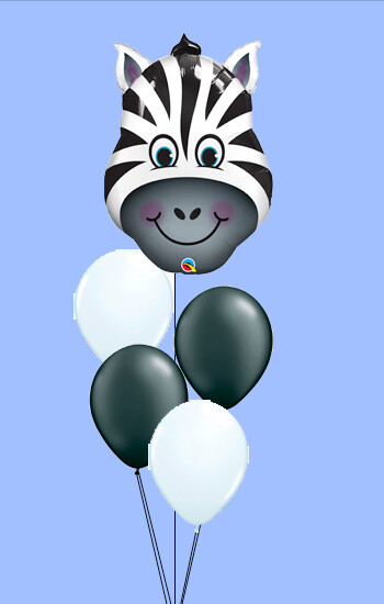 Zany Zebra BAlloon  Bouquet