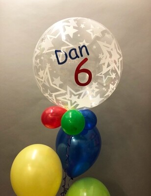 Personalised Bubble Bouquet