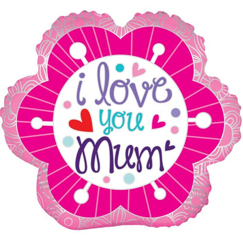 18&quot; Foil I Love You Mum