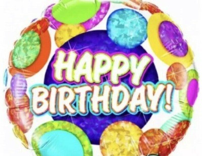Happy Birthday 18&quot; Foils