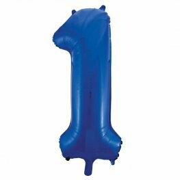 Blue Giant Number Balloons