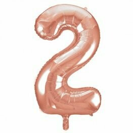 Rose Gold Giant Number Balloons