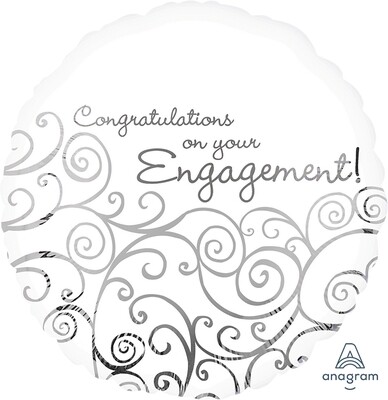 Congratulations on Your Engagement 18&quot; foil