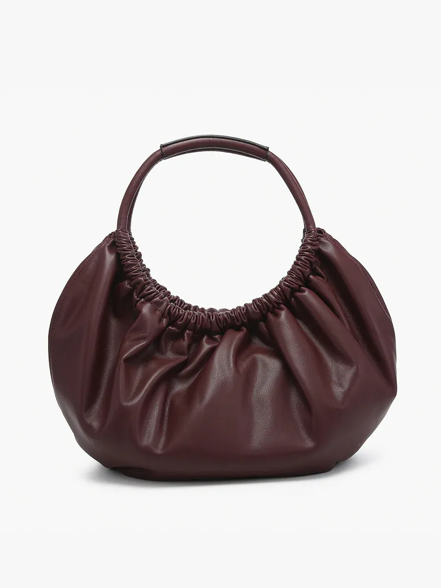 LENA RUNCHED MERLOT