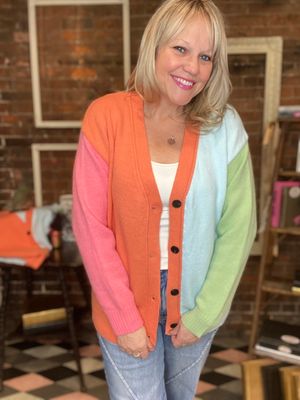 Hailee Multi Color Cardigan