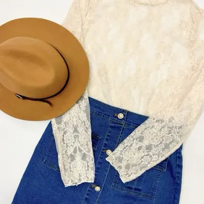 FLORAL LACE CREAM