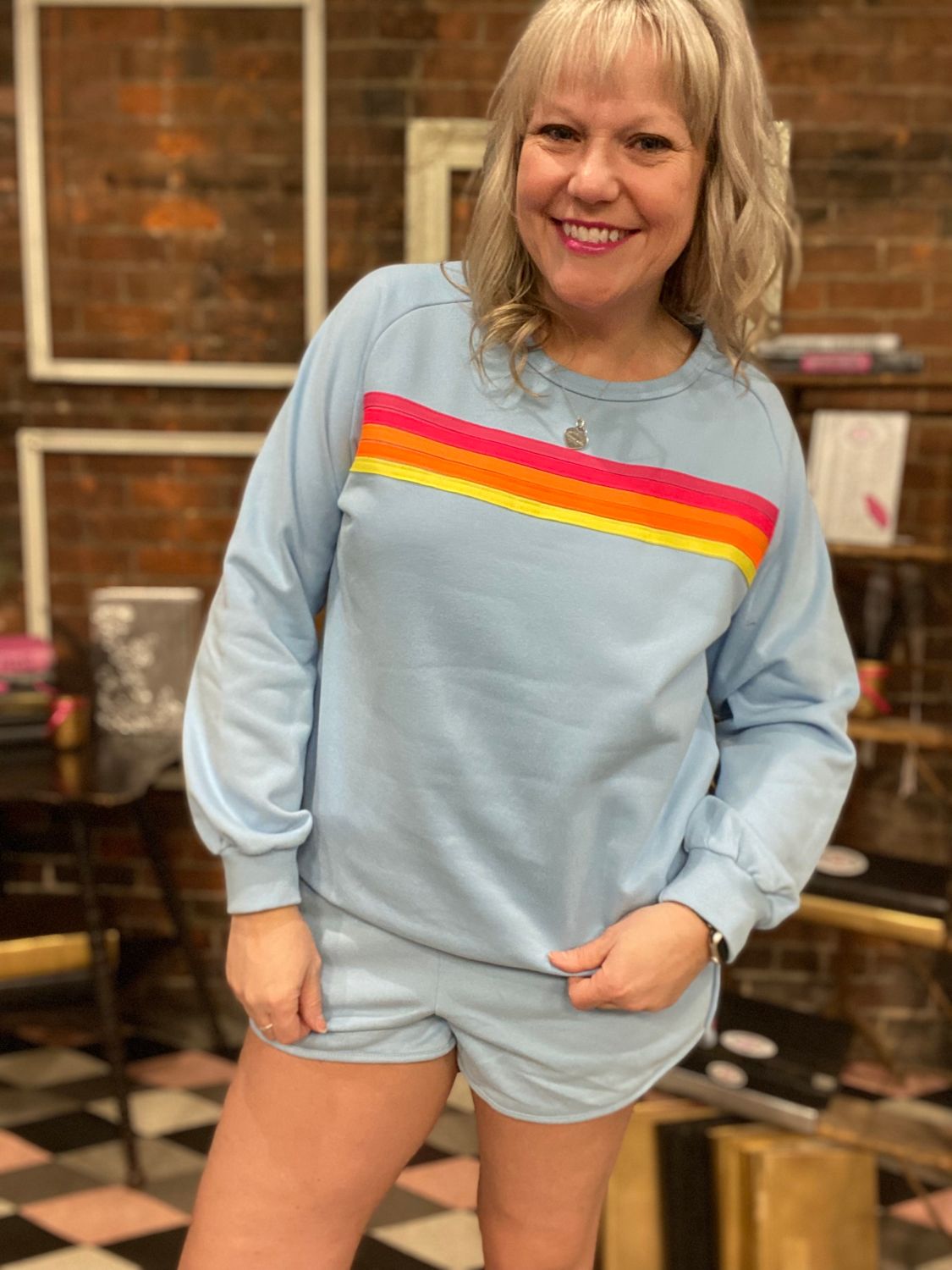 Retro Set Beau Blue 2pc