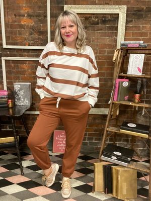LEONARD 2PC BROWN