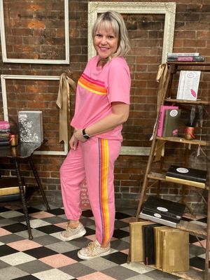 Retro Vibes Sweatpants Bonbon