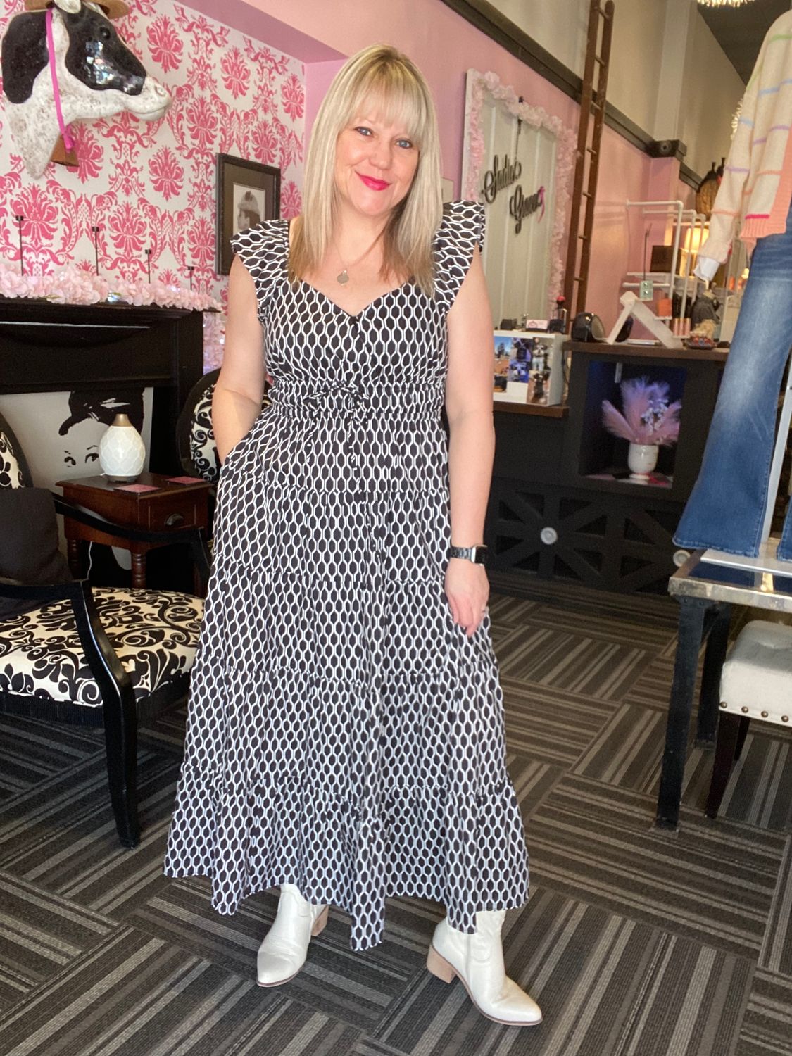 NOVA TIERED DRESS