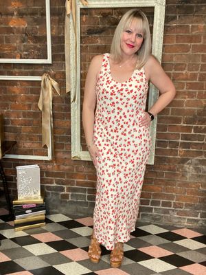Hana La Rosa Ditsy Maxi Dress
