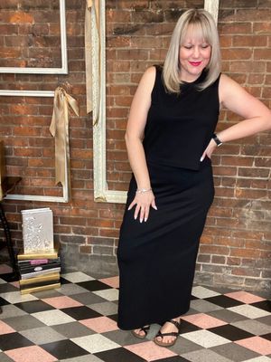 GAIL MIDI SKIRT