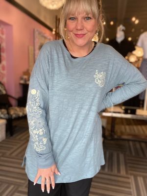 DOODLE TEE BLUE