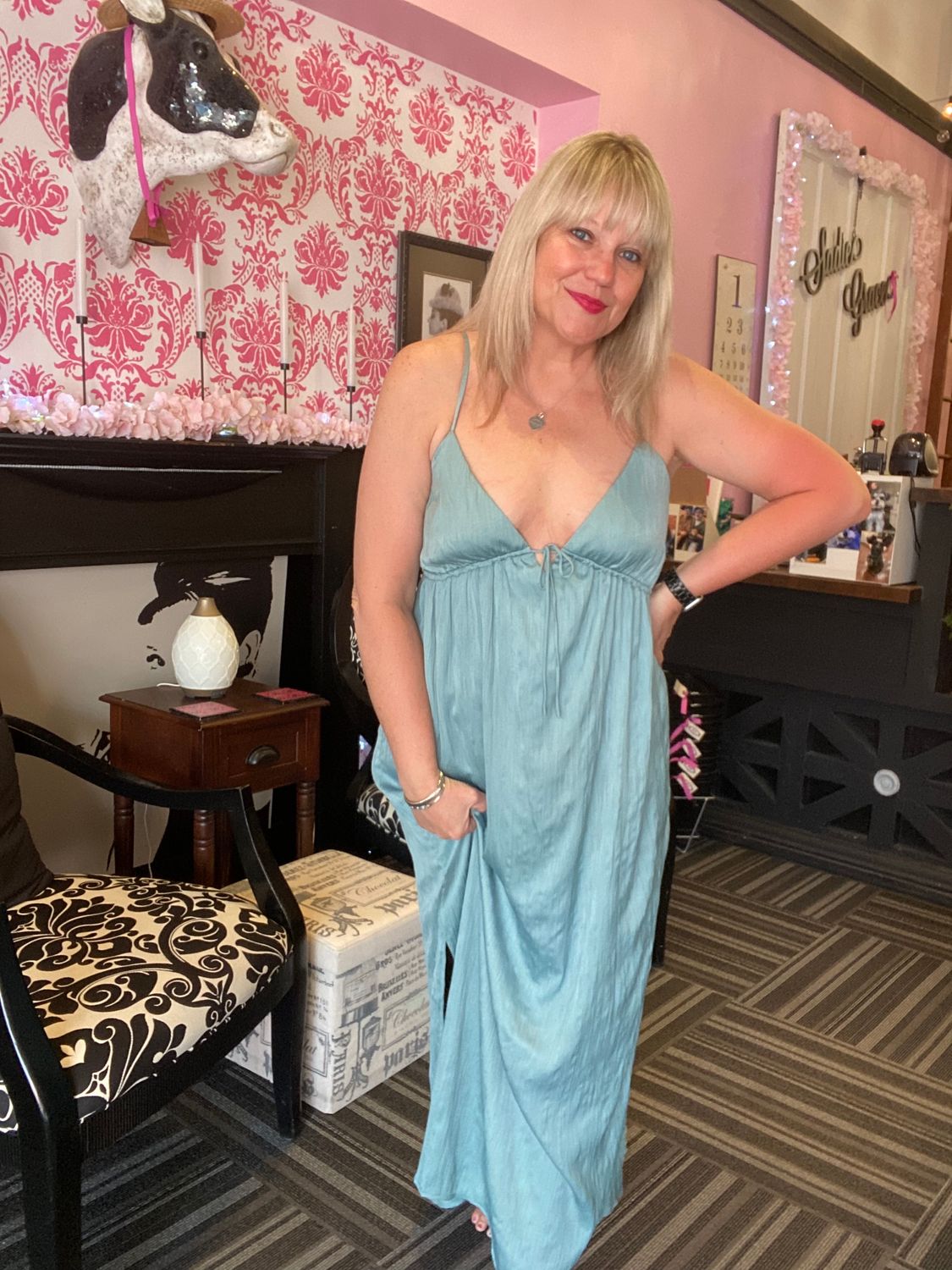 MANON SATIN MAXI