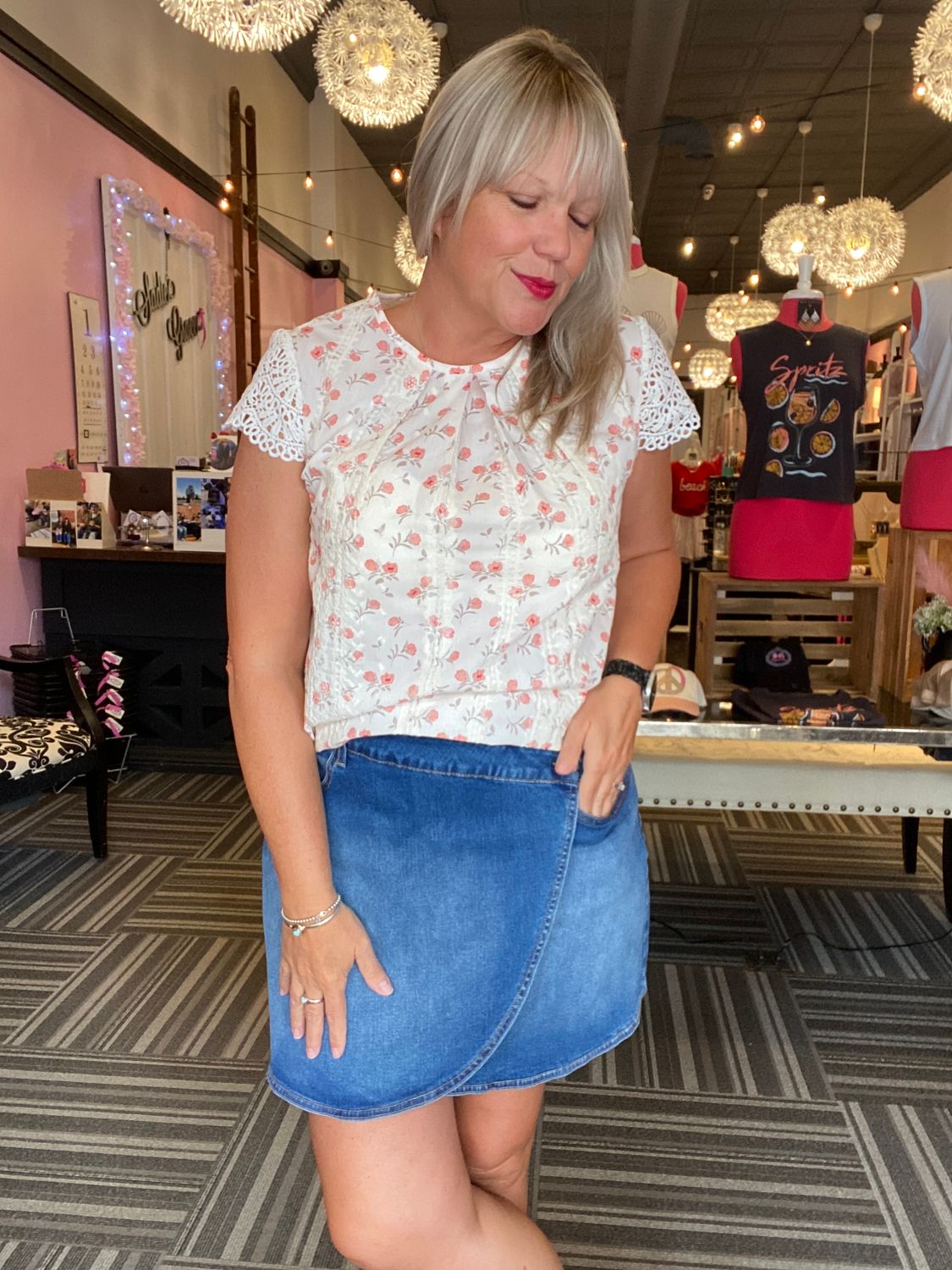 WRAPPED CROSOVER SKIRT