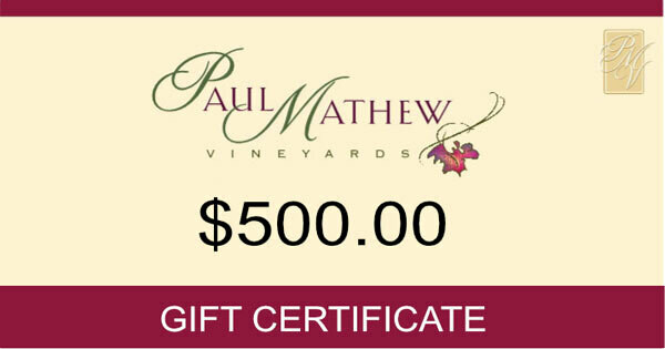 $500 Gift Certificate