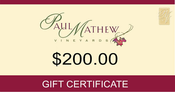 $200 Gift Certificate