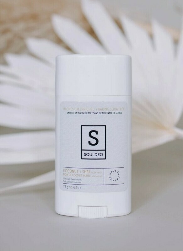 Souldeo - Coconut + Shea (scentless + baking soda free)