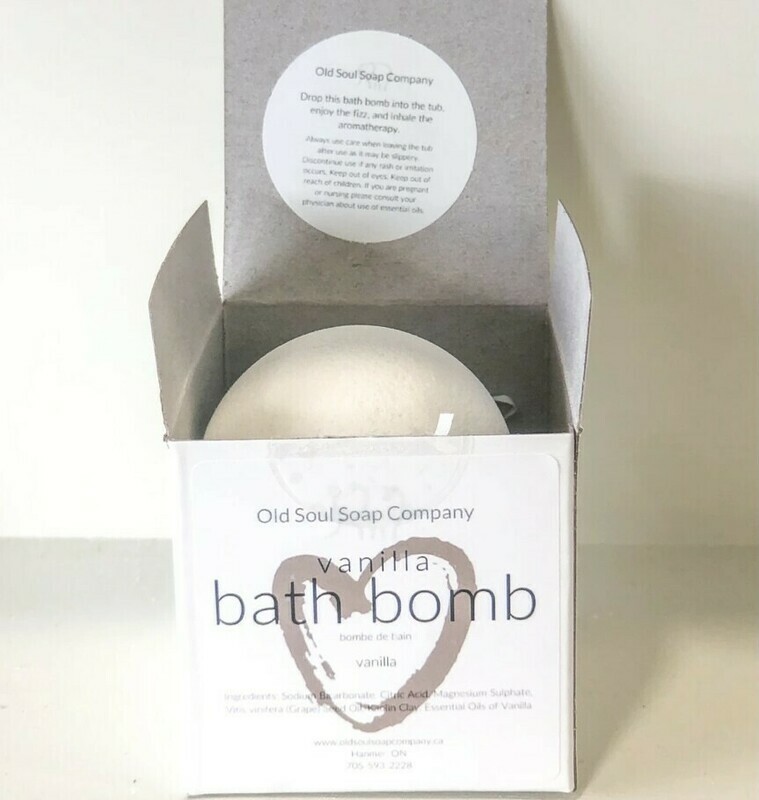 Old Soul Soap - Vanilla Bath Bomb
