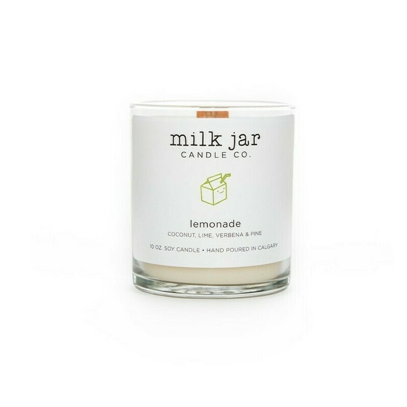 Milk jar candle Lemonade