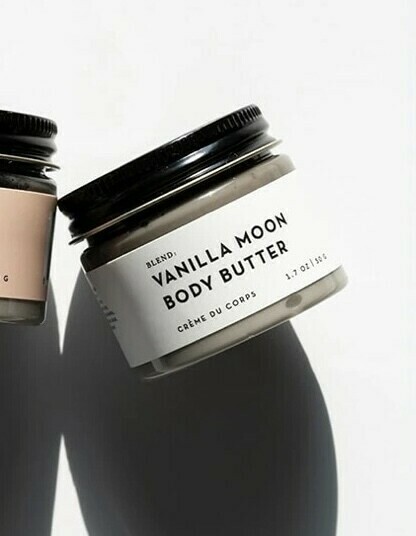 OM Organics- Mini Whipped Vanilla Moon Body Butter
