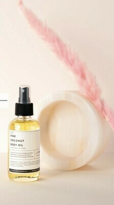 OM Organics Pink Coconut Body Oil Mini