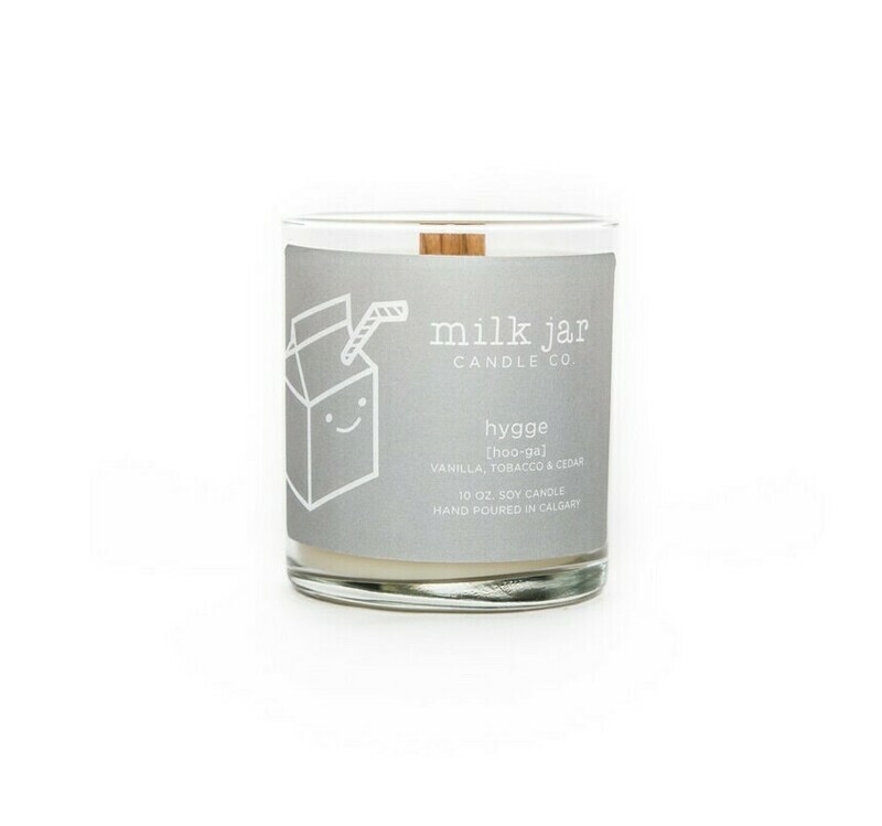 Milk jar candle Hygge