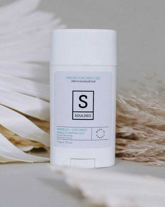 Souldeo Natural Deodorant - vanilla + coconut