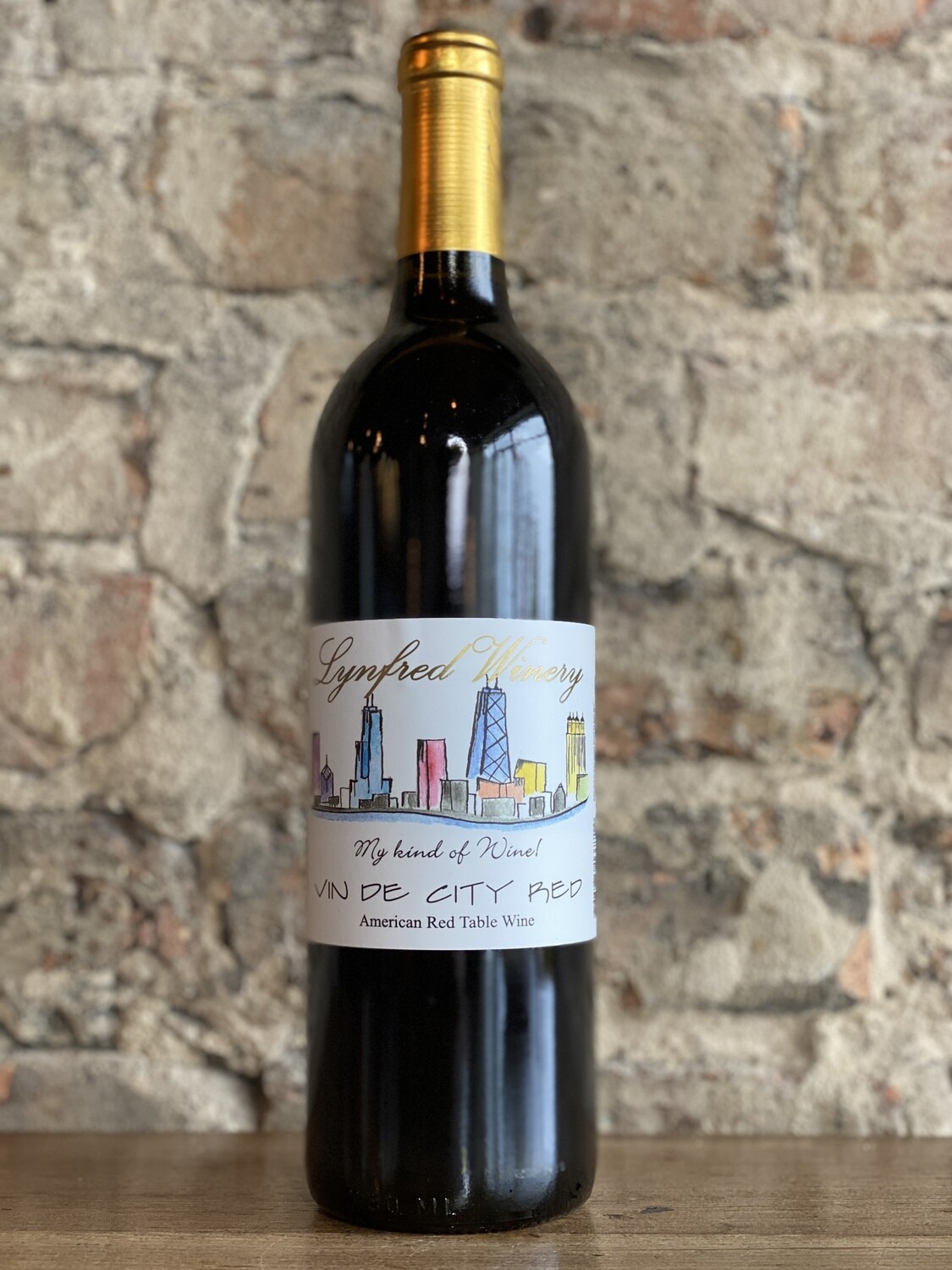 Lynfred Winery Vin De City Red-Bottle