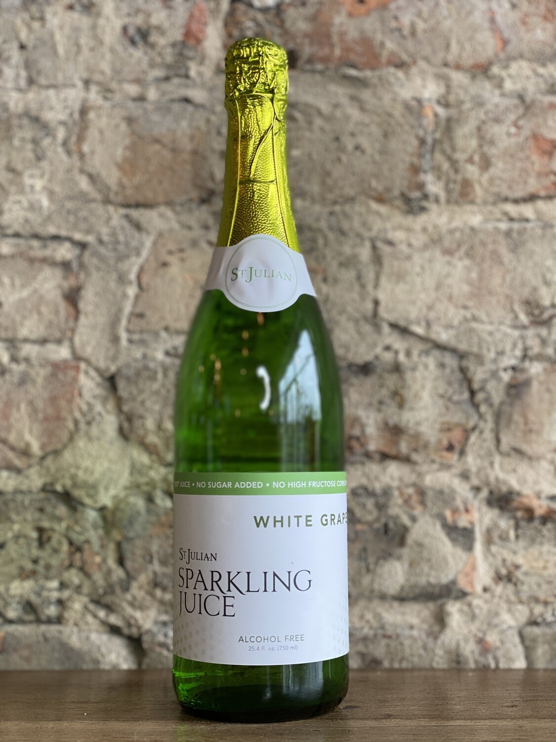 St Julian White Grape Sparkling Juice-Bottle