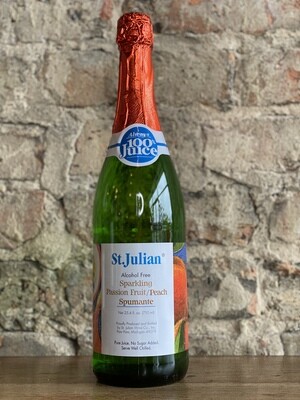 St Julian Passionfruit + Peach Sparkling Juice-Bottle