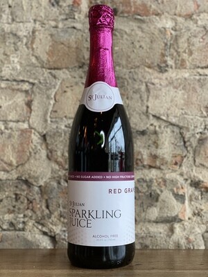 St Julian Red Grape Sparkling Juice-Bottle