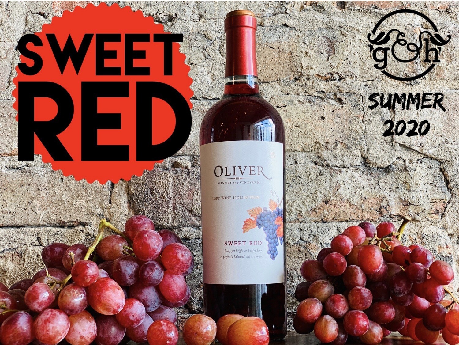 Oliver Winery Sweet RedBottle Store Grapes & Hops