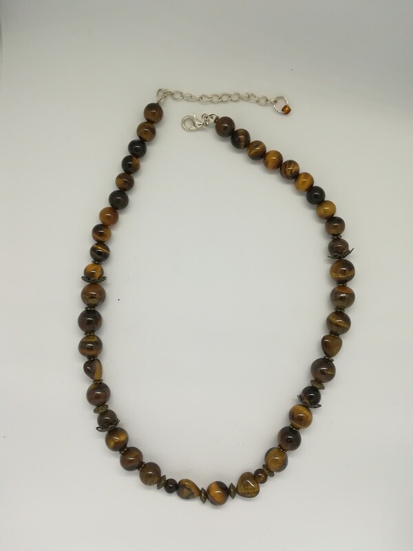 Collier en œil de tigre