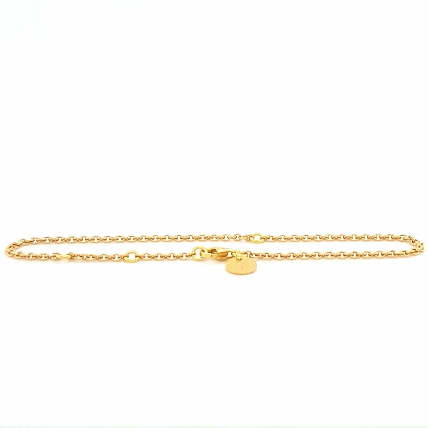 Armband Silber 925 gelb vergoldet, kurz