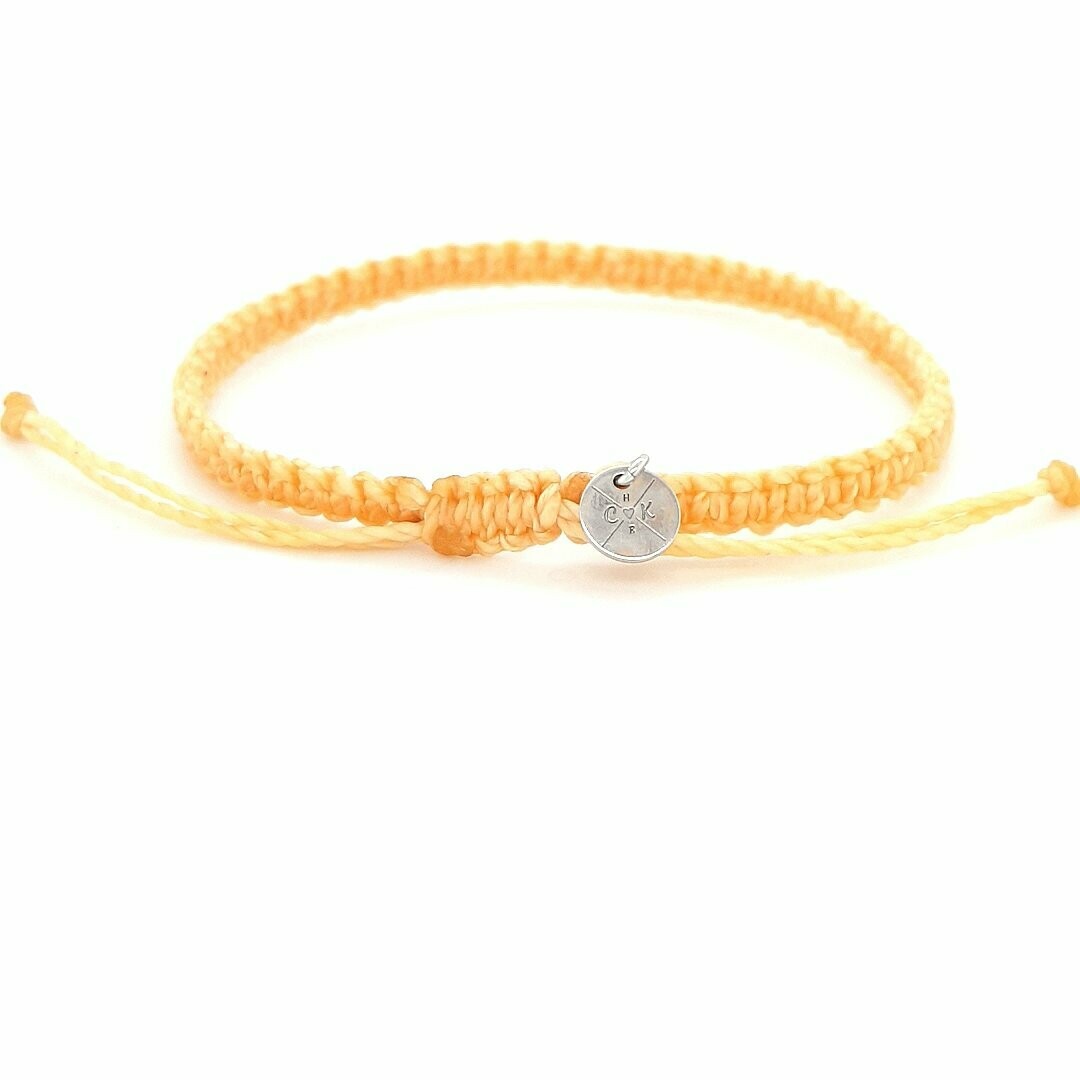 Nylon - Fußkettchen 19mm lachs