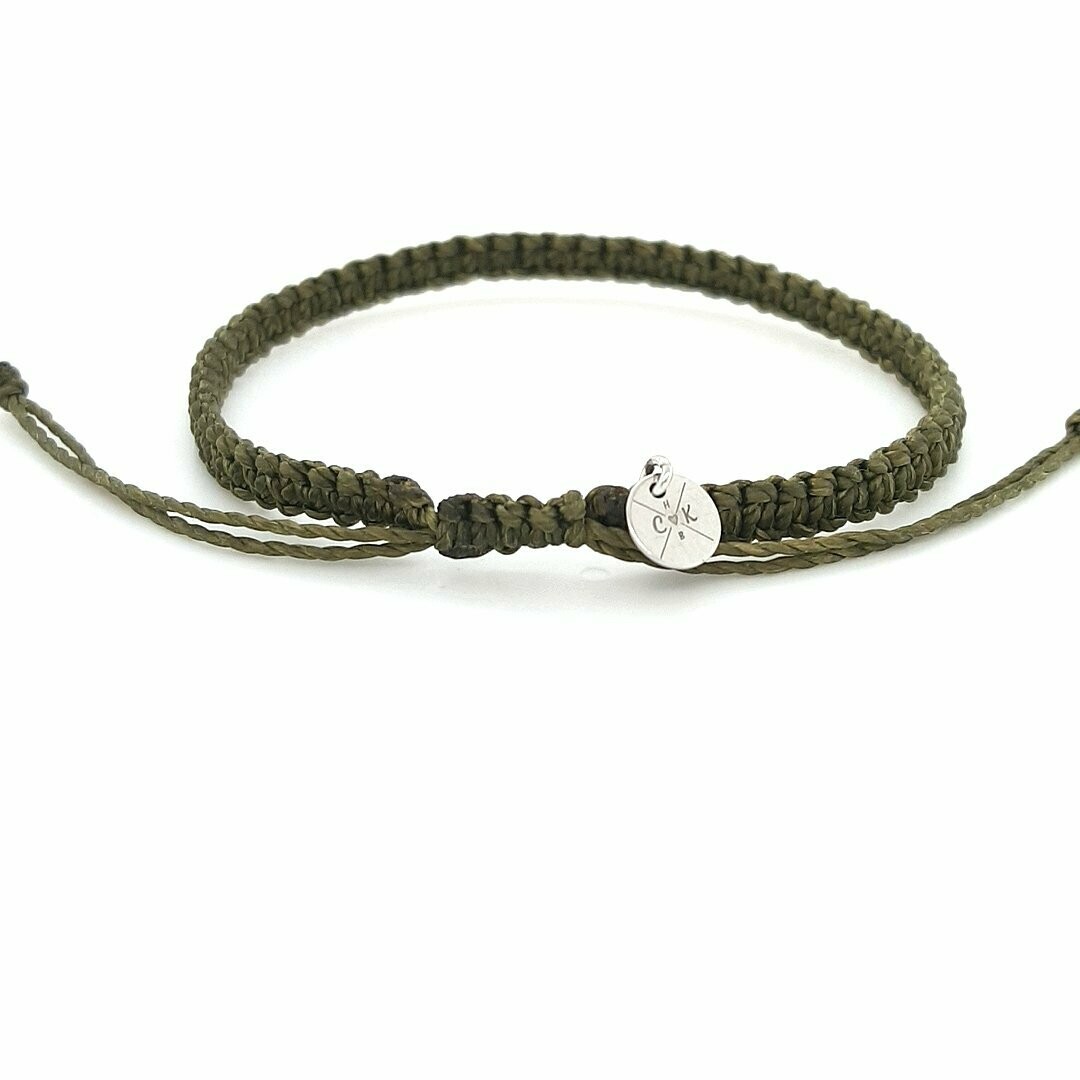 Nylon - Fußkettchen 19mm olive